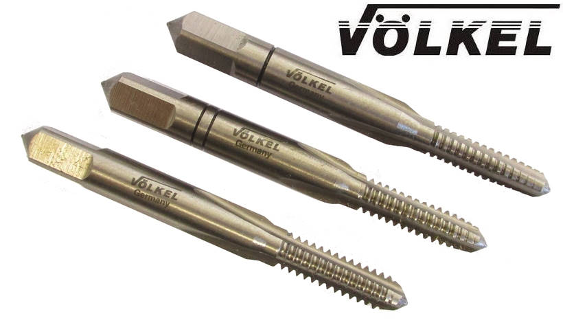 No.1-64 UNC SERIAL HAND TAP SET - UNC HAND TAP at Carbide NZ