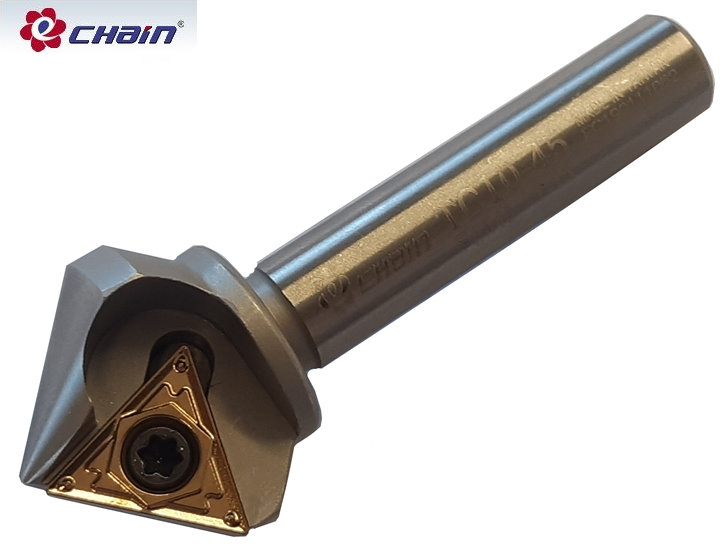 CHAMFER CUTTER 45° X 20mm TC12 - COUNTERSINK at Carbide NZ