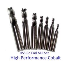 PLAIN SHANK END MILL SET HSS-Co - ON SPECIAL at Carbidenz