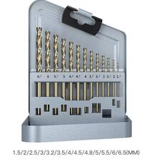 Cobalt Drill Set 1.5mm - 6.5mm 13 Piece - COBALT JOBBER DRILLS at Carbidenz