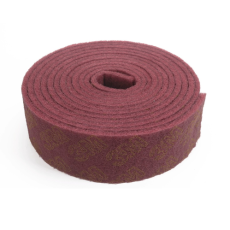 Red Scouring Pad Roll 5Meter - Synthetic steel wool/Scouring pad roll at Carbidenz