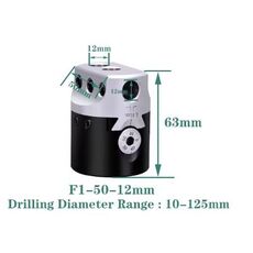 BORING HEAD AND SHANK NT40-(F1-50) - ARBORS, DRILL CHUCKS & ACCESSORIES at Carbidenz