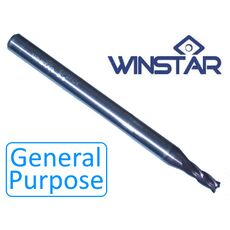 2.5mm CARBIDE ENDMILL (Winstar) - 4 FLUTE CARBIDE E/M at Carbidenz