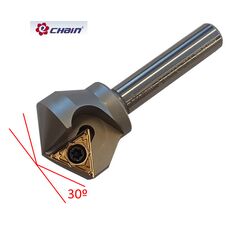CHAMFER CUTTER 30° x 25mm TC10-30 - COUNTERSINK at Carbidenz