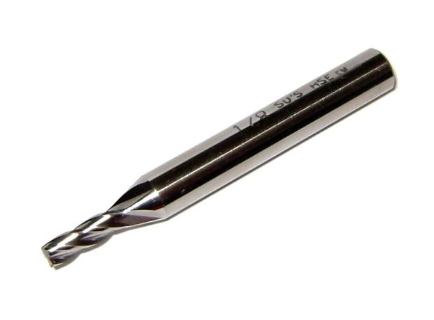 1/8" PLAIN SHANK ENDMILL HSS-Co - IMPERIAL END MILL HSS COBALT at Carbidenz