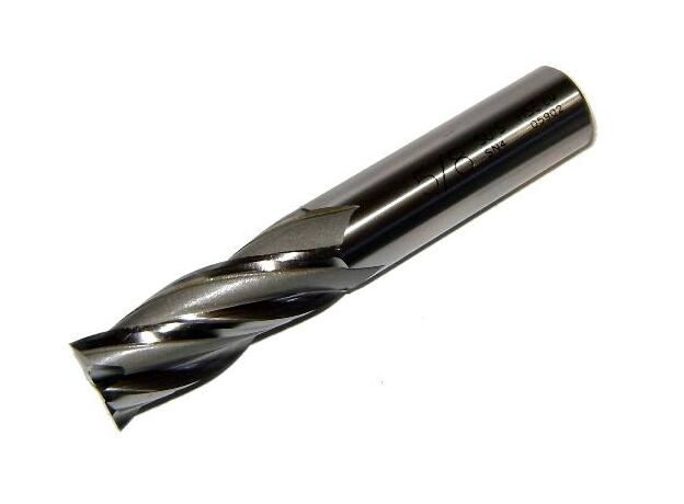 5/8" PLAIN SHANK ENDMILL HSS-Co - IMPERIAL END MILL HSS COBALT at Carbidenz