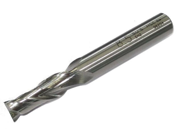 8.5mm SLOT DRILL PLAIN SHANK HSS-Co M42 - METRIC SLOT DRILL HSS COBALT at Carbidenz