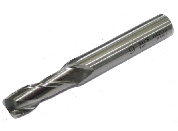 9mm SLOT DRILL PLAIN SHANK HSS-Co m42 - METRIC SLOT DRILL HSS COBALT at Carbidenz