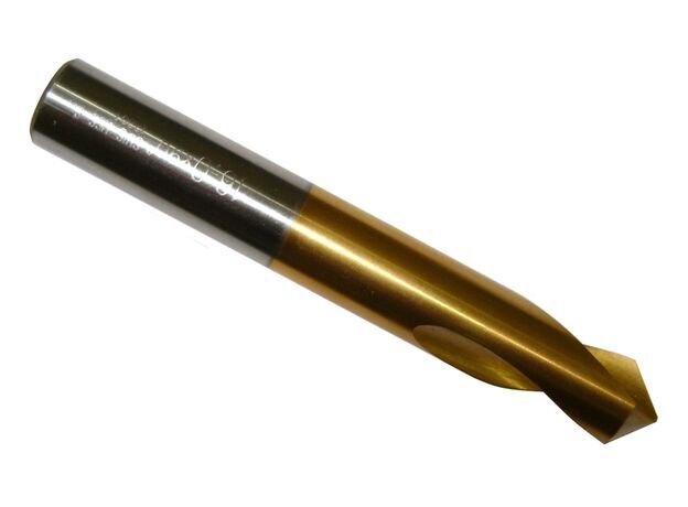 12mm SPOTTING DRILL TiN COATED - SPOTTING DRILLS at Carbidenz