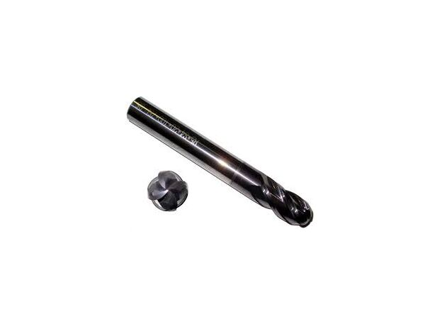10mm 4 FLUTE CARBIDE BALL END MILL - BALL END CARBIDE at Carbidenz