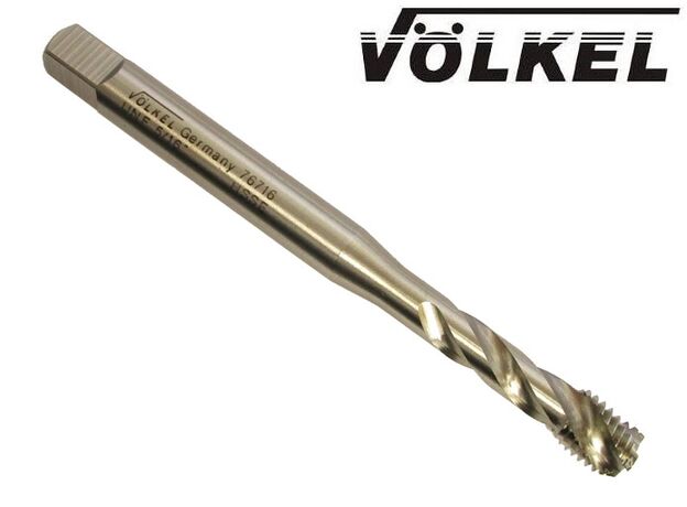 1/2 x 20 UNF SPIRAL FLUTE TAP (VOLKEL) - SPIRAL FLUTE TAPS at Carbidenz