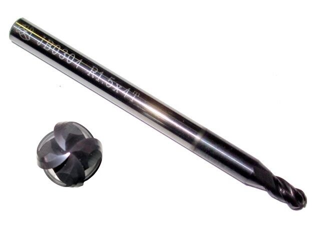 3mm 4 FLUTE CARBIDE BALL ENDMILL - BALL END CARBIDE at Carbidenz