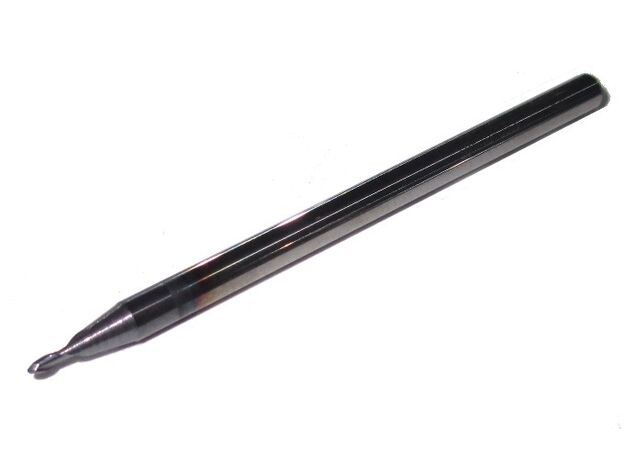 1mm 2 FLUTE CARBIDE BALL ENDMILL - BALL END CARBIDE at Carbidenz