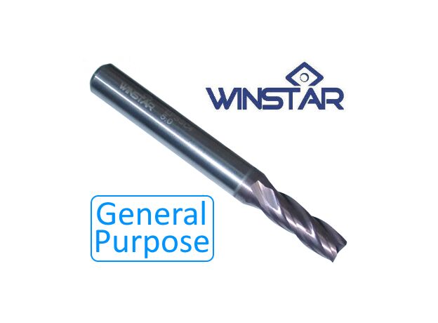 5mm x .5mm CORNER RADIUS CARBIDE ENDMILL (Winstar) - CORNER RADIUS E/M at Carbidenz