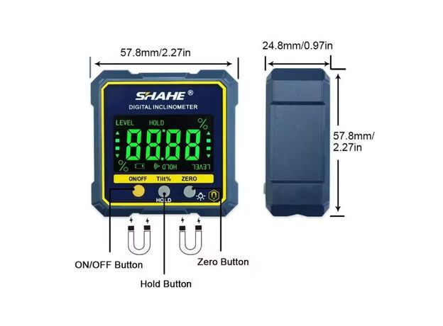 Digital Inclinometer - MEASURING at Carbidenz