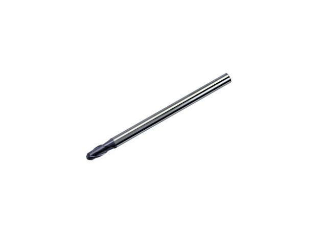 4mm LONG SHANK 2 FLUTE CARBIDE BALL ENDMILL - BALL END CARBIDE at Carbidenz