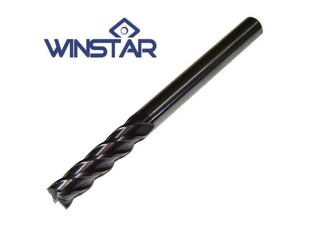 6mm Long series carbide end mill (Winstar) - LONG CARBIDE E/M at Carbidenz