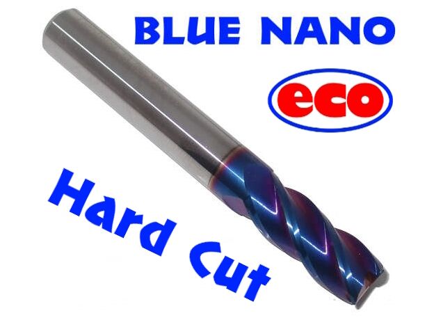 10mm x 1.0mm RADIUS HARD CUT CARBIDE END MILL (eco) - CORNER RADIUS E/M at Carbidenz