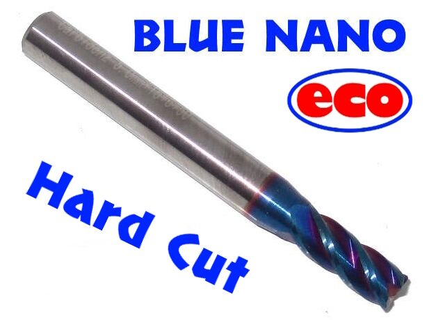 6mm x .5mm RADIUS HARD CUT CARBIDE END MILL (eco) - CORNER RADIUS E/M at Carbidenz