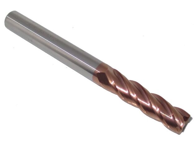 10mm Long series carbide end mill (eco) - LONG CARBIDE E/M at Carbidenz