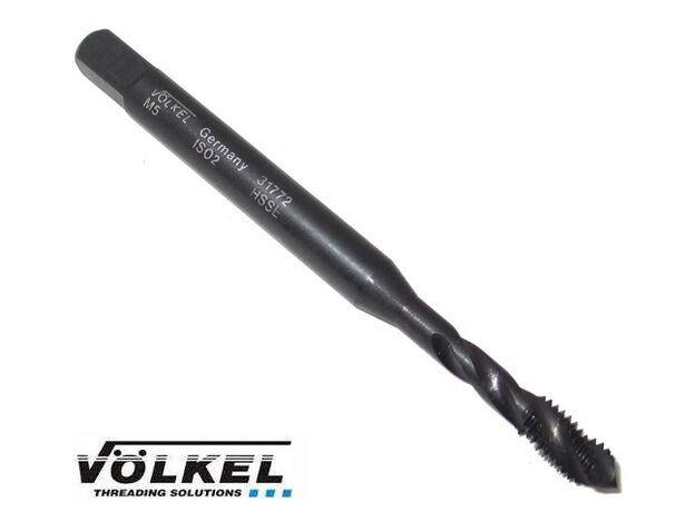 M5 SPIRAL FLUTE TAP (Black Oxide) - SPIRAL FLUTE TAPS at Carbidenz