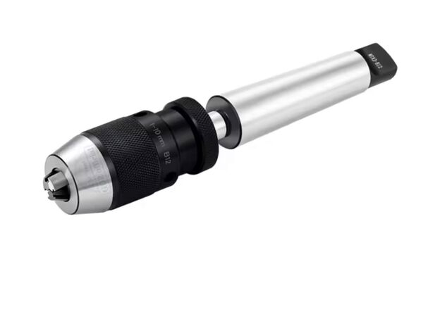 Keyless Drill Chuck 2 piece set  (mta4-b16 1-13mm) - ARBORS, DRILL CHUCKS & ACCESSORIES at Carbidenz