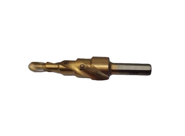 STEP DRILL 4mm-12mm COATED M35 HSS-co - STEP DRILLS at Carbidenz