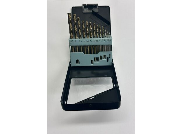 Cobalt Drill Set 1.5mm - 6.5mm 13 Piece - COBALT JOBBER DRILLS at Carbidenz