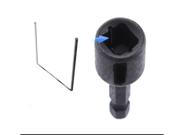 M10 Tap Socket Adapter 1/4" Hex Shank - METRIC HAND TAPS at Carbidenz