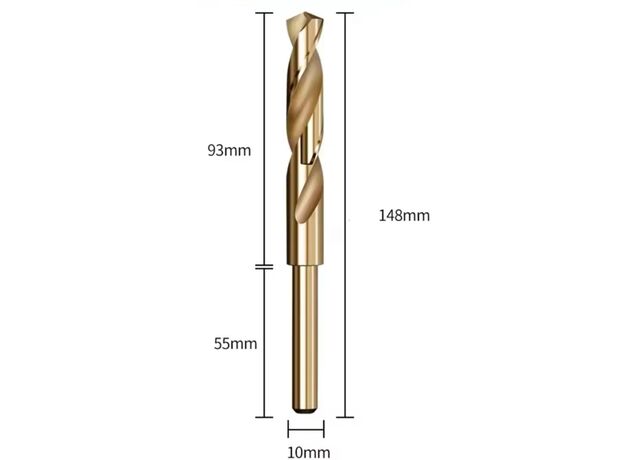 15mm REDUCED SHANK DRILL (COBALT M35) - REDUCED SHANK DRILLS at Carbidenz