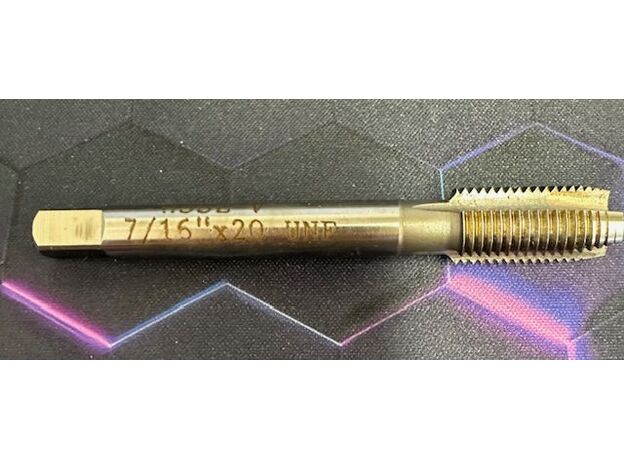 7/16 x 20 UNC GUN TAP Capital - IMPERIAL GUN TAPS at Carbidenz