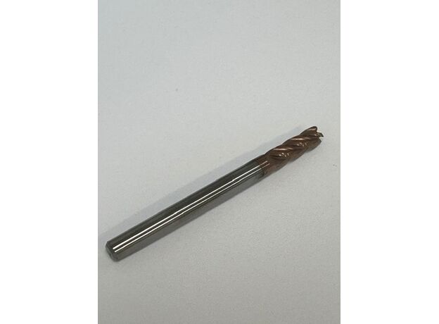 3mm x .5mm CORNER RADIUS CARBIDE ENDMILL (APEX CARBIDE) - CORNER RADIUS E/M at Carbidenz