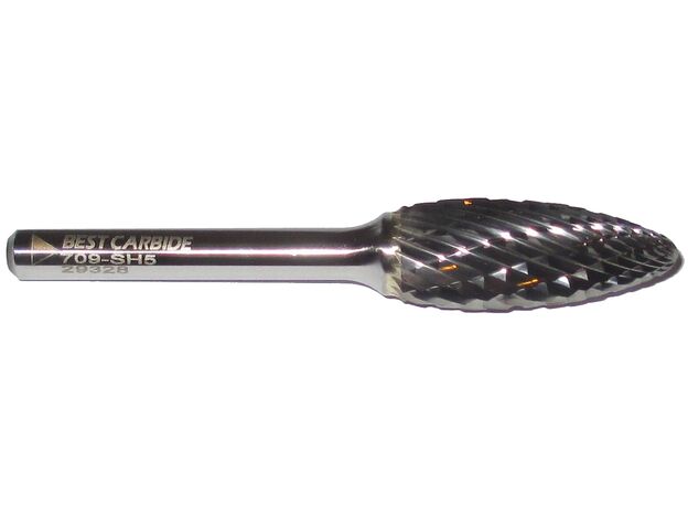 SH-5 DC CARBIDE BURR - DOUBLE CUT BURR at Carbidenz
