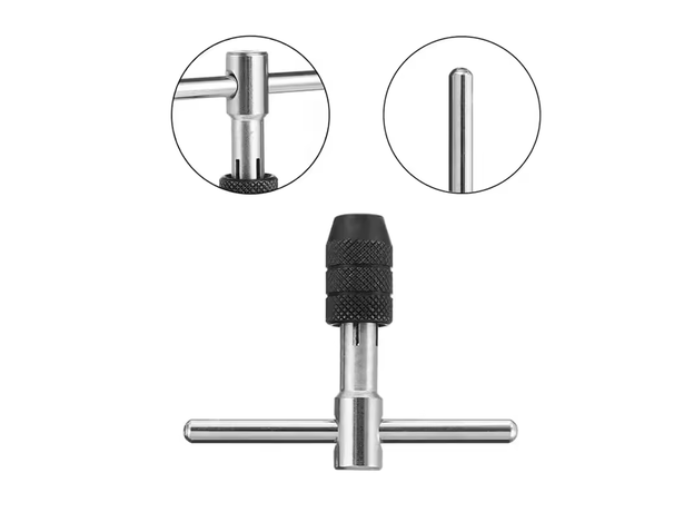 TAP WRENCH M3 - M6 (T TYPE) - THREAD REPAIR TOOLS at Carbidenz