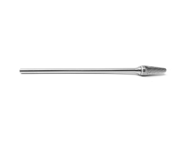 SL-4L6 LONG SHANK CARBIDE BURR (APEX) - DOUBLE CUT BURR at Carbidenz