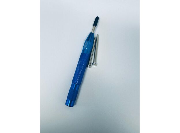 Automatic spring loaded center punch - CARBON FIBER AND OTHER EXTRAS at Carbidenz