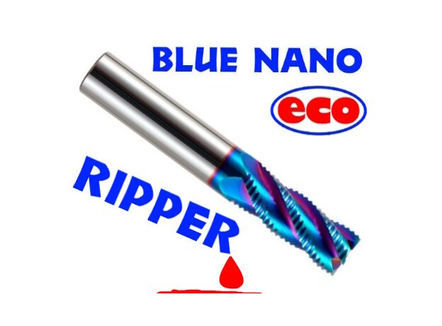 12mm ROUGHING CARBIDE END MILL (eco) - 4 FLUTE CARBIDE E/M at Carbidenz