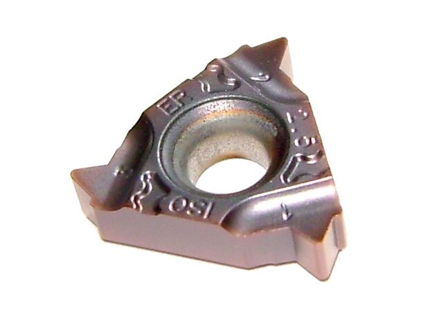 1.00mm EXTERNAL THREAD INSERT 16ER100ISO - THREADING INSERTS at Carbidenz