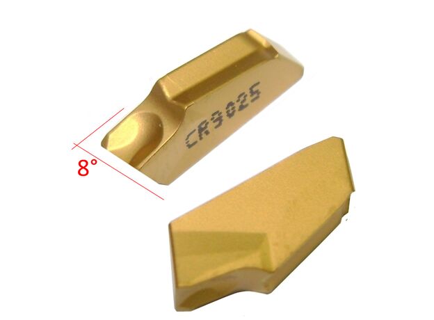 3mm PARTING INSERT TKR3   ****Right Hand**** - PART OFF INSERTS at Carbidenz