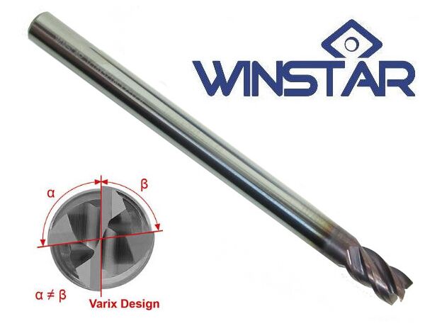 4 Flute Varix End Mill 1/8" - 4 FLUTE CARBIDE E/M at Carbidenz
