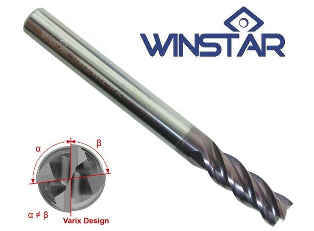 4 Flute Varix End Mill 1/4" - 4 FLUTE CARBIDE E/M at Carbidenz