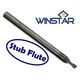 STUB LENGTH CARBIDE SLOT DRILL 1.5mm - 2 FLUTE CARBIDE E/M at Carbidenz