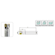 12mm Inserted End Mill (honjan) AKS06-122-S12-130 - ON SPECIAL at Carbidenz