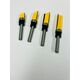 4 Piece Wood Router Bit set (yellow set) - Wood Working Router Bits and carbide planer blades at Carbidenz