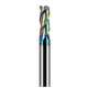 ROUGHING CARBIDE ENDMILL 6mm 3 FLUTE (DLC) - 3 FLUTE CARBIDE E/M at Carbidenz